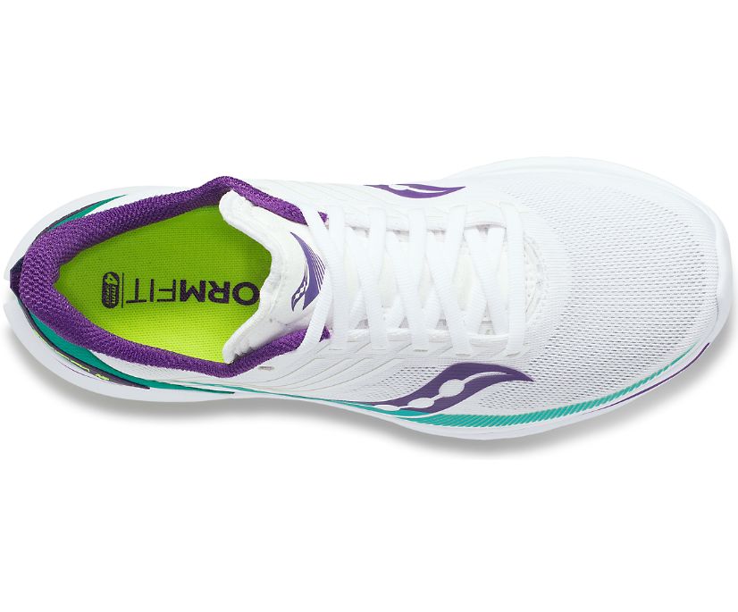 Női Saucony Kinvara 12 Futócipő Fehér | HU 963JPQ